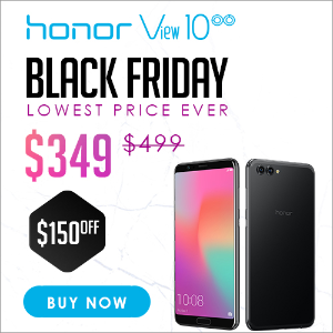 Black Friday: Honor View10 and Honor 7X Sales