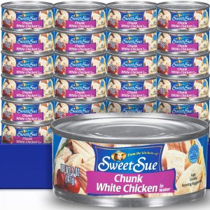 Bumble Bee Sweet Sue Chunk White Chicken in Water, 5 oz Can Pack of 24