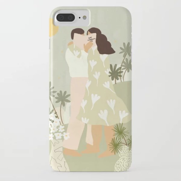 Love Conquers All iPhone Case by aljahorvat