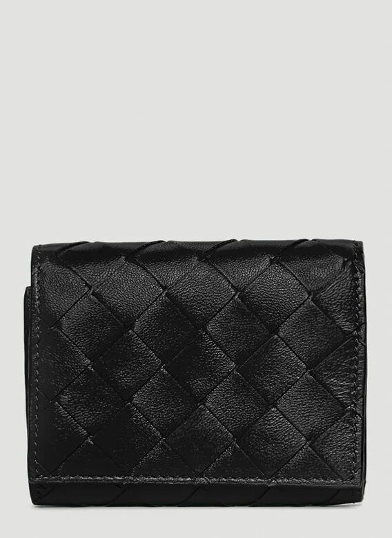 Small Tri-Fold Wallet in Black