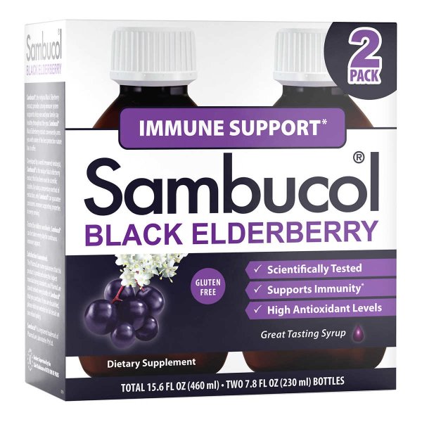 Black Elderberry Immune Support Syrup, 15.6 Ounces