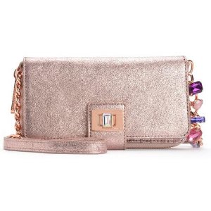 Couture Clash Leather Crossbody Wallet @ Juicy Couture