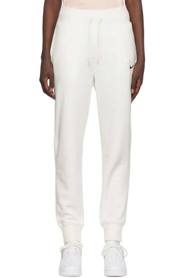 White Sportswear Phoenix Lounge Pants