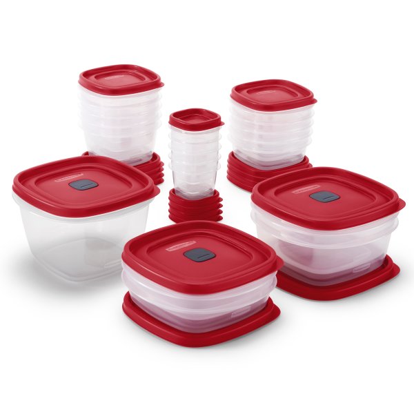 Rubbermaid Easy Find Vented Lids Food Storage Containers, 40-Piece Set