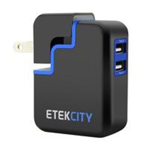 Etekcity® MK155 Dual USB 15W/3A (2.1A+1A) AC Adapter Universal Travel Wall Charger