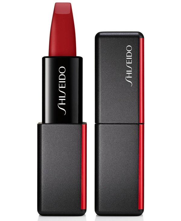 ModernMatte Powder Lipstick - 516 Exotic Red by Shiseido for Women - 0.14 oz Lipstick