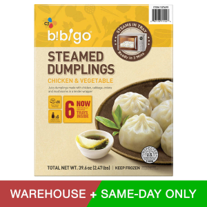 Bibigo Steamed Dumplings Chicken & Vegetable, 39.6 oz