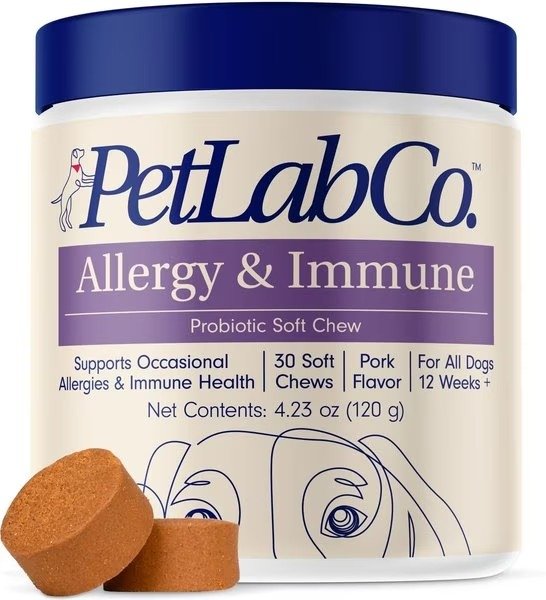 Allergy & Immune Probiotic Chew Supplement for Dogs, 30 count