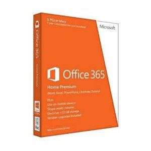 Office 365 Home Premium 5 PCs or Macs Key Card (No Disc)
