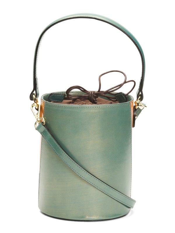 Leather Brenna Cylinder Tote | Handbags | Marshalls
