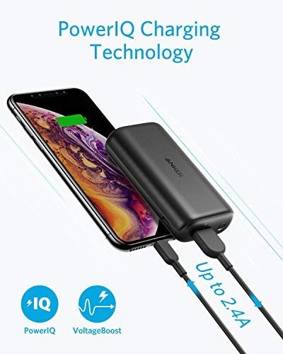 Anker PowerCore 10000 Redux, Ultra-Small Power Bank, 10000mAh Portable Charger for iPhone, Samsung Galaxy, and More