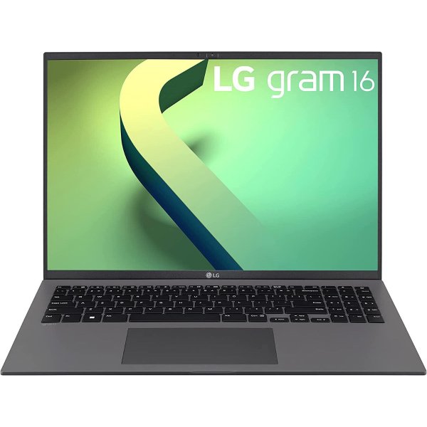 gram 16Z90Q 16" Lightweight Laptop, Intel i7-1260P, 16GB RAM/1TB SSD, Black