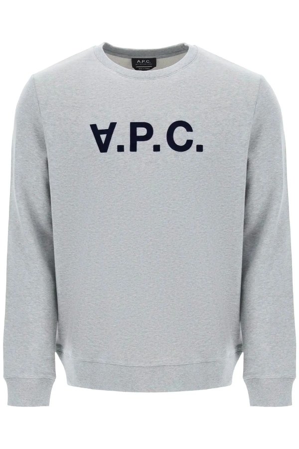 Flock V.P.C. logo sweatshirt A.p.c.