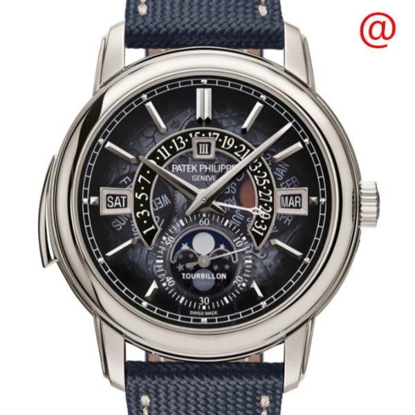 Grand Complications Perpetual Tourbillon Automatic Moon Phase Black Dial Men's Watch 5316-50P-001