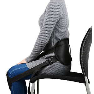 Adjustable Waist Protection,Bestrice Portable Back Support Belt Pad for Better Sitting Waist Protector by Correcting Posture While Sitting Support Brace for Pain Relief