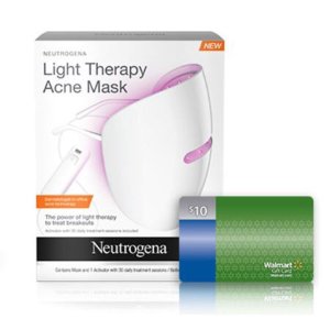Neutrogena Light Therapy Acne Treatment Face Mask ($10 Walmart Gift Card w purchase) @ Walmart