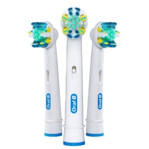 Oral-B Floss Action Replacement Electric Toothbrush Head 3 Count