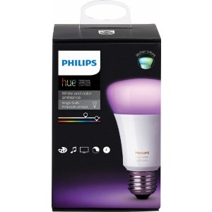 Philips - Hue White and Color Ambiance A19 Add-on Smart LED bulb (3rd Gen) - Multicolor