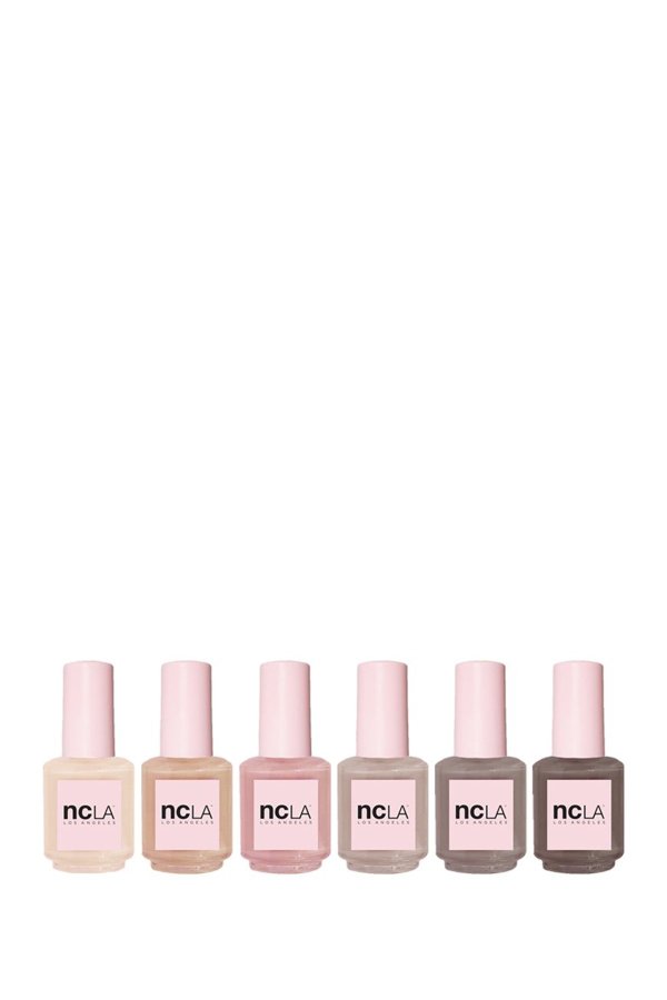Show off Your Nudes! 6-Piece Travel Size Nail Polish Set
