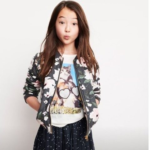 OshKosh B gosh清仓女小童、女孩花朵外套