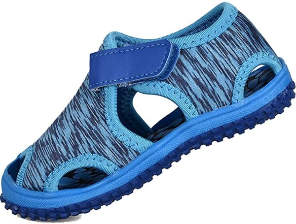 Toddler Boys Girls Closed Toe Sandals Kids Soft Sole Water Shoes Sandals Outdoor Non-Slip Beach Pool Summer Shoes for Children