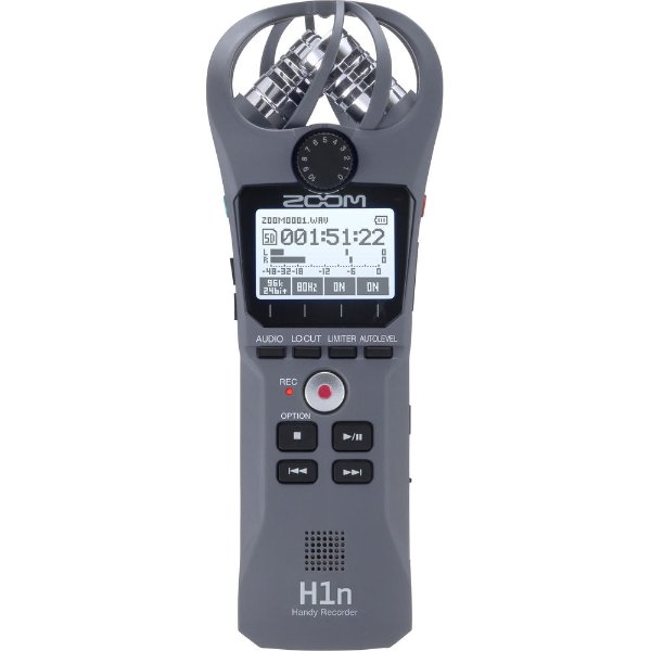 Zoom H1n 立体声录音笔 带扬声器
