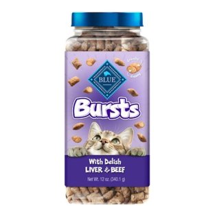 Blue Buffalo Bursts 系列猫咪零食，鸡肝牛肉味