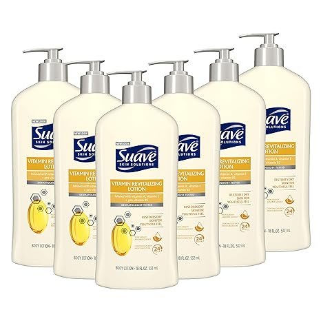Body Lotion with Vitamin E, 18 Fl Oz (Pack of 6)