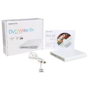 Memorex USB 2.0 External Multi Format Slim DVD Recorder Model 98251
