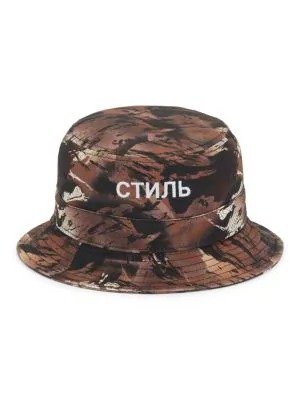 Ctnmb Embroidered Camo Bucket Hat