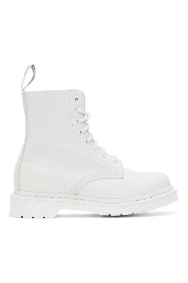 White 1460 Mono 马丁靴