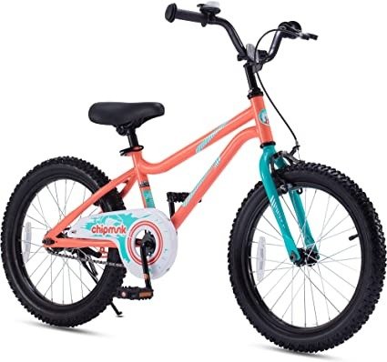 Chipmunk Kids Bike Boys Girls 14 16 18 Inch Bicycle for Ages 4-9 Years, Training Wheels Options, Multiple Colors