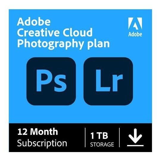 Creative Cloud Photography Plan 1TB (1-Year Subscription)