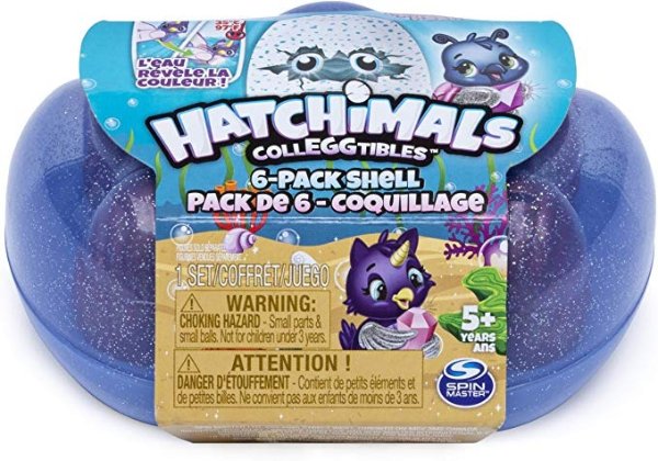Colleggtibles, Mermal Magic 6 Pack Shell Carrying Case with Season 5 Colleggtibles, for Kids Aged 5 & Up (Color May Vary)
