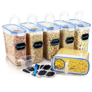 Wildone Plastic Cereal Containers Set
