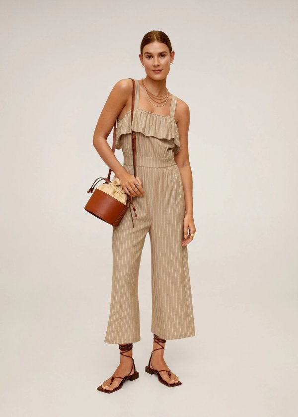 Frills printed jumpsuit - Women | OUTLET USA