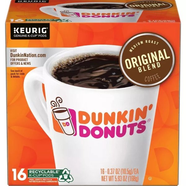 Original Blend Medium Roast Coffee - Keurig K-Cup Pods - 16ct