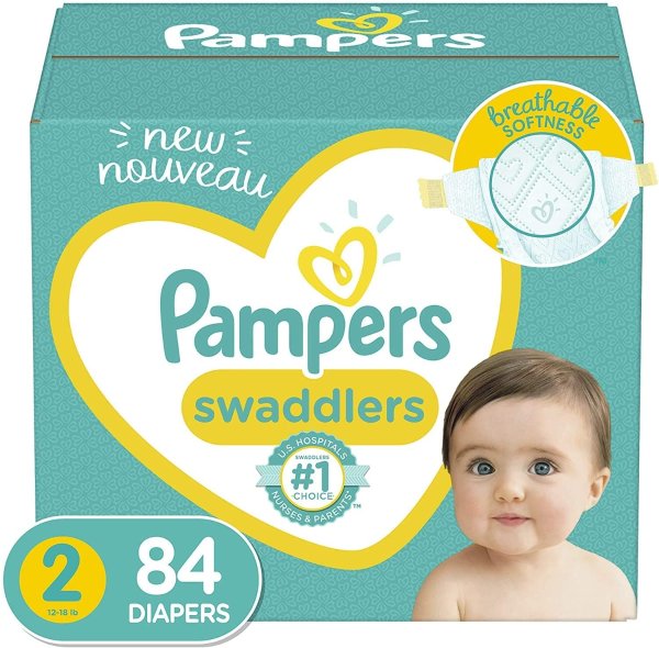 Diapers Size 2, 84 Count