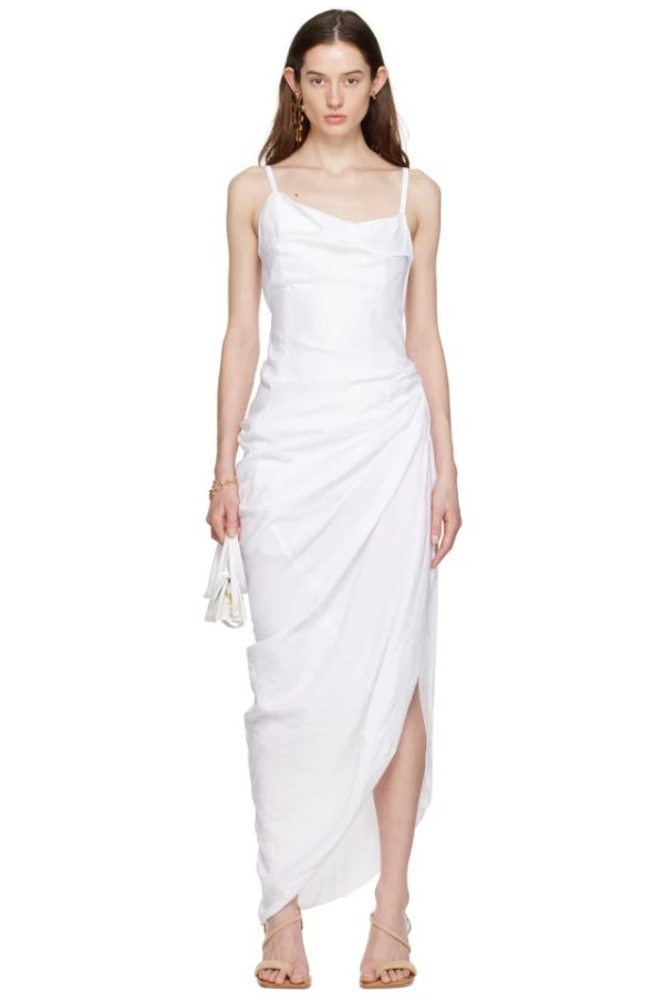 White Le Papier 'La Robe Saudade' Maxi Dress