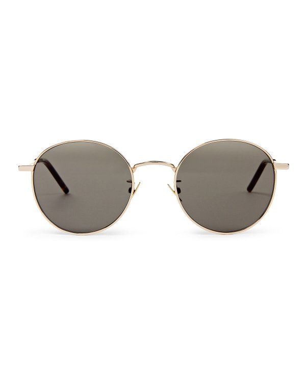 SL250 Gold-Tone Round Sunglasses