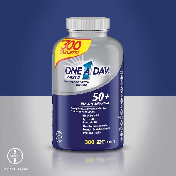Men's 50+ Healthy Advantage Multivitamin, 300 Tablets