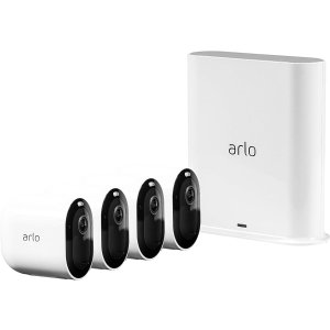 Arlo Pro 3 2K HDR 家庭安防系统 4摄+Hub