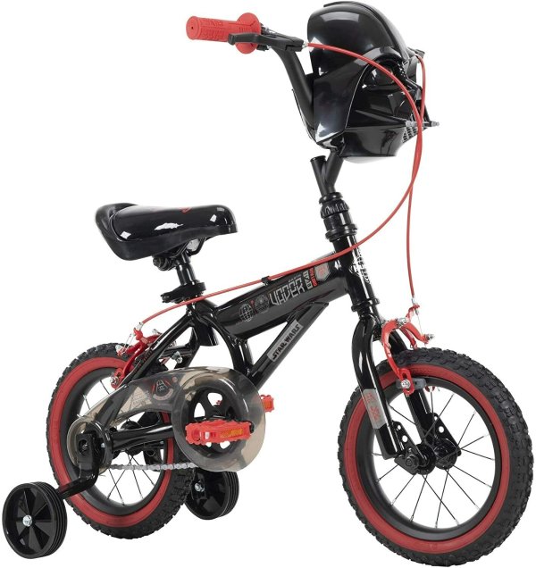 Star Wars 12" Darth Vader Kid's Bike with Training Wheels, Quick Assembly