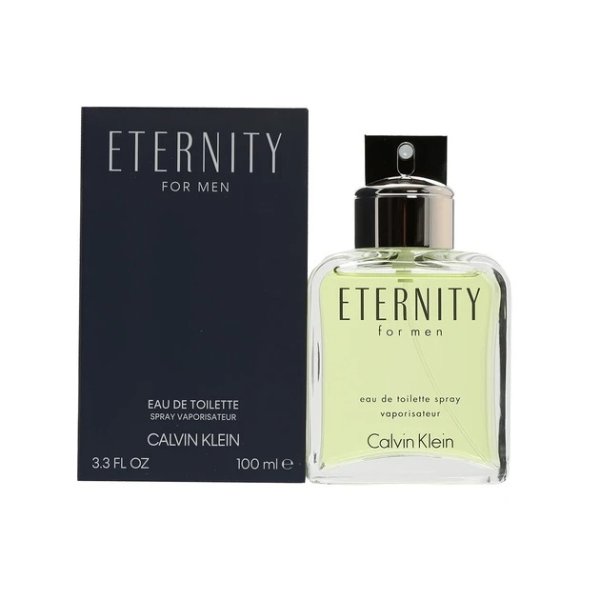 Eternity By Calvin Klein- EDT Spray 3.4 OZ