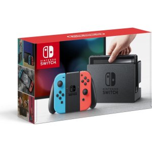 Nintendo Switch Console with Neon Joy-Con