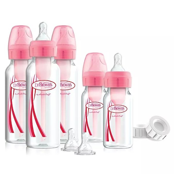 Dr. Brown's® Options+™ Feeding Bottles Gift Set in Pink | buybuy BABY | buybuy BABY