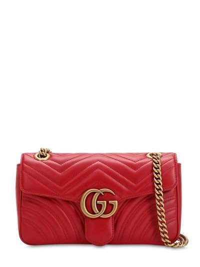 SMALL GG MARMONT 2.0 LEATHER BAG