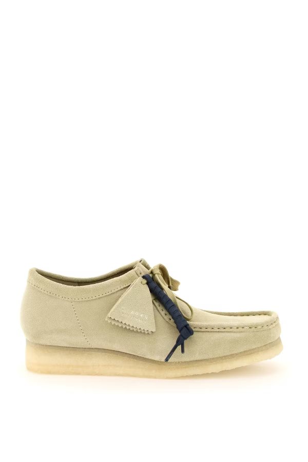 Wallabee suede leather lace-up shoes Clarks
