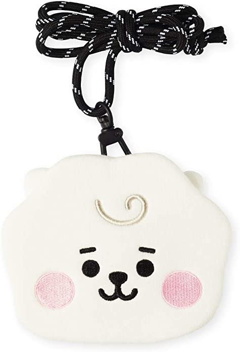 Official Merchandise by Line Friends - Baby Series Character Mini Coin Purse Pouch with Strap