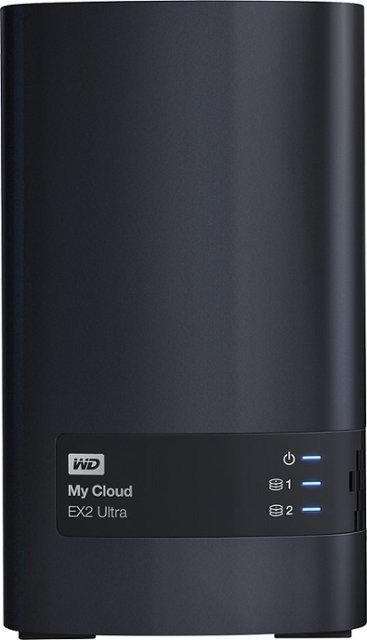 My Cloud Expert EX2 Ultra 2-Bay 8TB External Network Attached Storage (NAS) - Charcoal